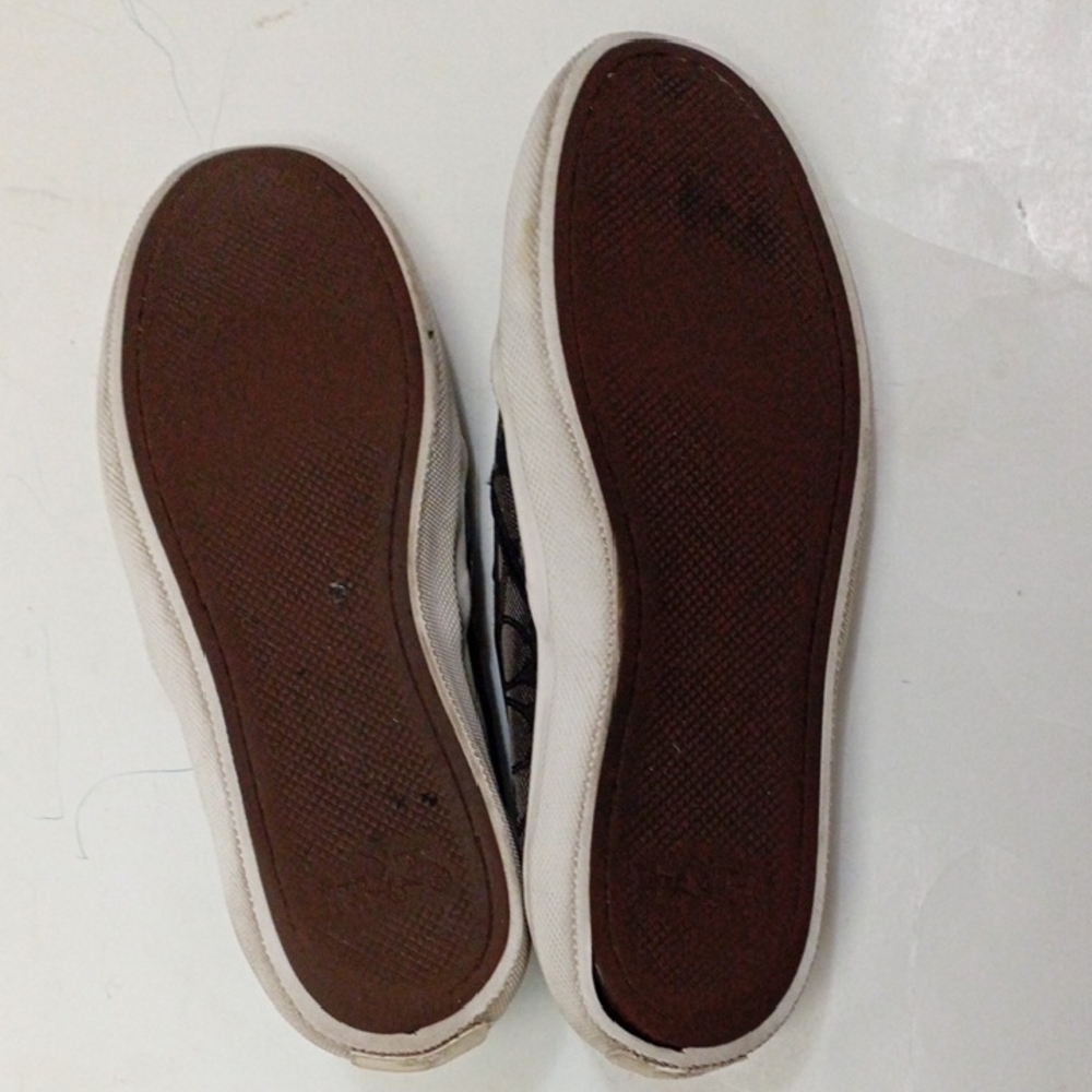 Coach Chrissy Signature Monogram Black and Gray Slip-On Loafers Women's 9.5 - Picture 14 of 16